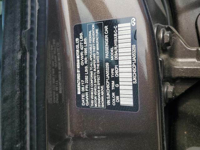 SJKCH5CP1JA053259 - 2018 INFINITI QX30 BASE CHARCOAL photo 12