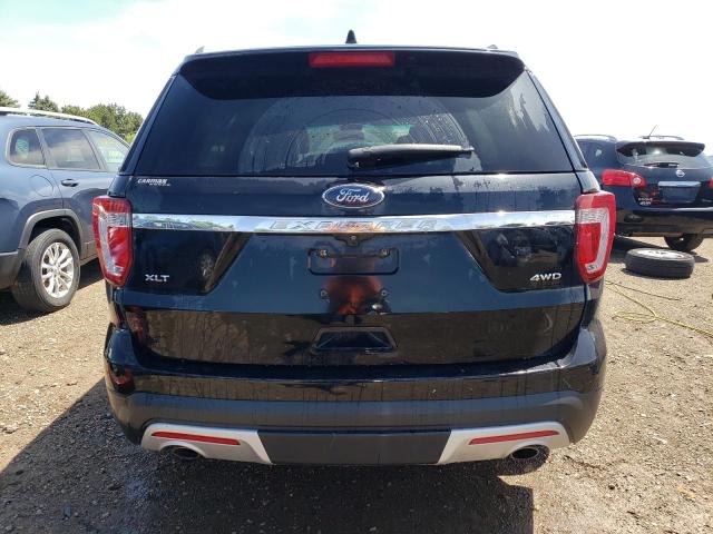 1FM5K8D83GGC69010 - 2016 FORD EXPLORER XLT BLACK photo 6