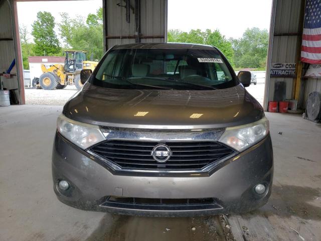 JN8AE2KP4F9126902 - 2015 NISSAN QUEST S GRAY photo 5