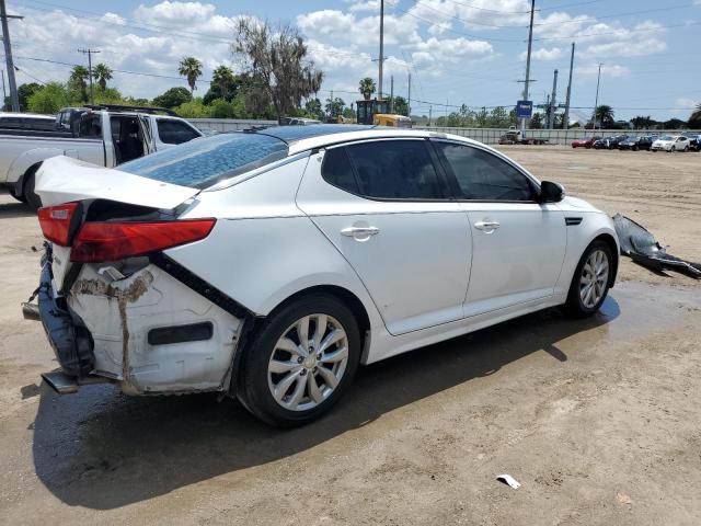 5XXGN4A77FG384319 - 2015 KIA OPTIMA EX WHITE photo 3