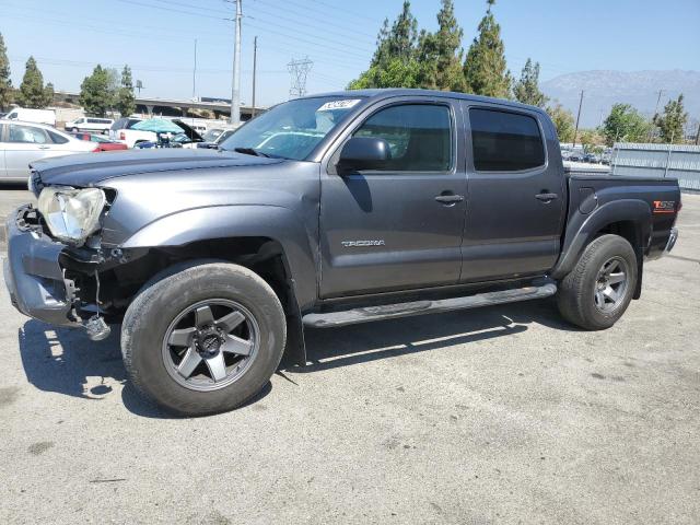 5TFJU4GN0CX027843 - 2012 TOYOTA TACOMA DOUBLE CAB PRERUNNER GRAY photo 1