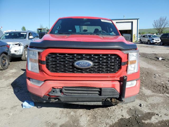 1FTFW1E54MKD12013 - 2021 FORD F150 SUPERCREW RED photo 5