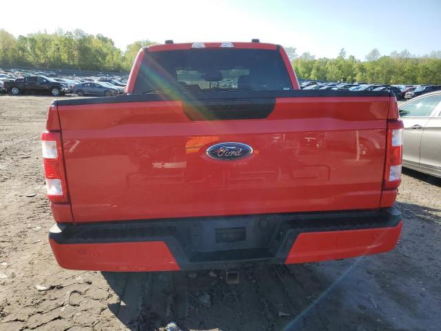 1FTFW1E54MKD12013 - 2021 FORD F150 SUPERCREW RED photo 6