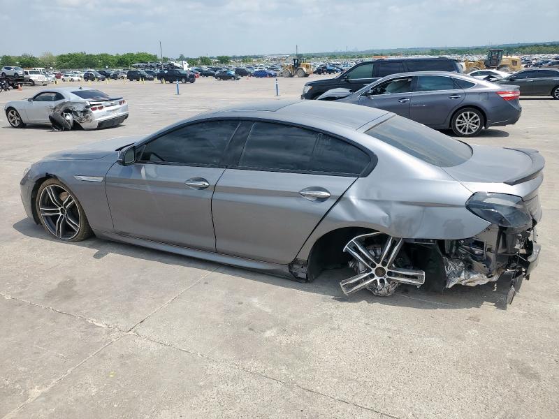 WBA6D4C59JD981398 - 2018 BMW 650 I GRAN COUPE GRAY photo 2