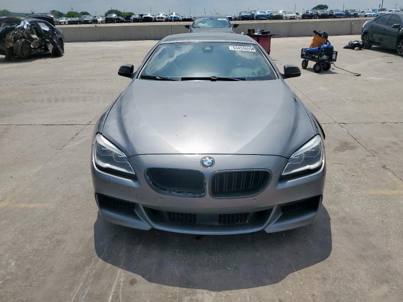 WBA6D4C59JD981398 - 2018 BMW 650 I GRAN COUPE GRAY photo 5