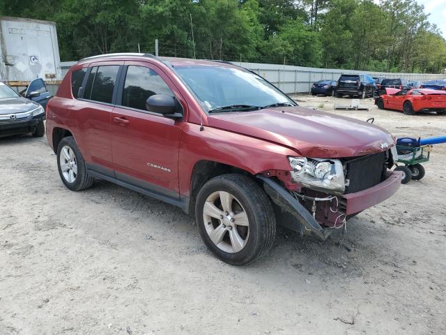 1C4NJCBA6CD573783 - 2012 JEEP COMPASS SPORT RED photo 4