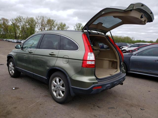 JHLRE48738C051877 - 2008 HONDA CR-V EXL GREEN photo 2