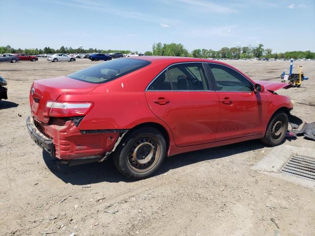 4T1BE46K58U262221 - 2008 TOYOTA CAMRY CE RED photo 3