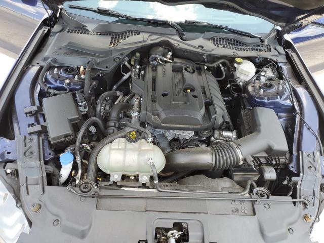 1FA6P8TH8L5191007 - 2020 FORD MUSTANG BLUE photo 11