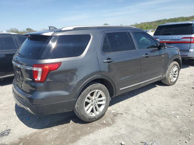 1FM5K7DH7HGB27688 - 2017 FORD EXPLORER XLT GRAY photo 3