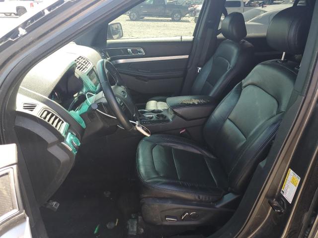 1FM5K7DH7HGB27688 - 2017 FORD EXPLORER XLT GRAY photo 7