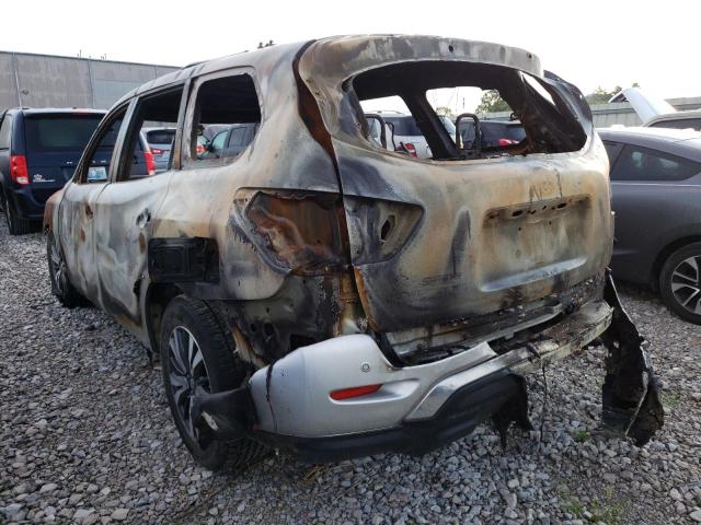 5N1DR2MM1HC674969 - 2017 NISSAN PATHFINDER S 银色 照片 3