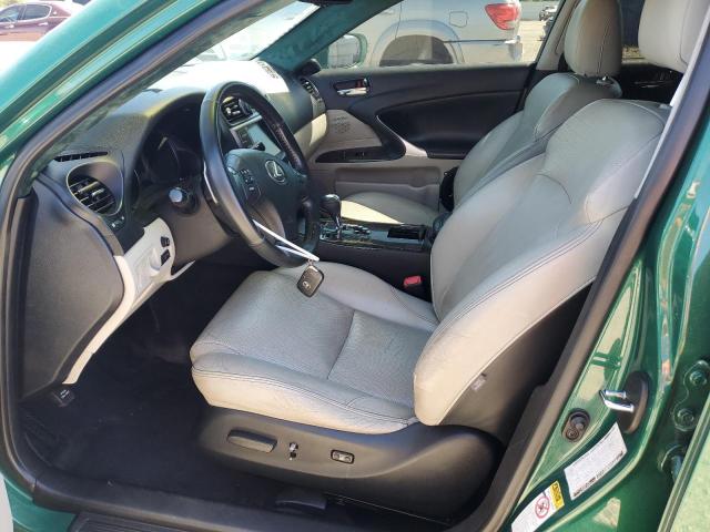 JTHBK262495095328 - 2009 LEXUS IS 250 GREEN photo 7