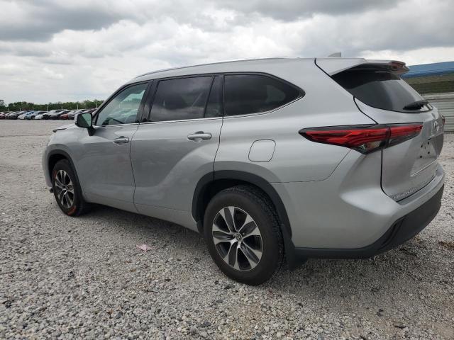 5TDGZRBH1LS500312 - 2020 TOYOTA HIGHLANDER XLE SILVER photo 2