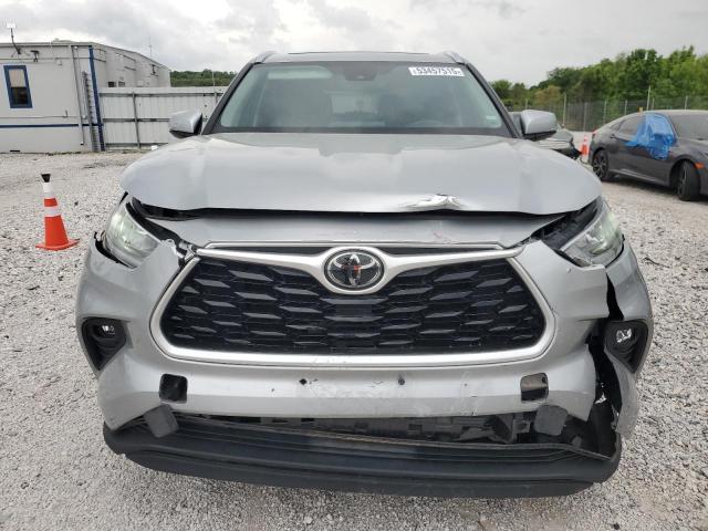 5TDGZRBH1LS500312 - 2020 TOYOTA HIGHLANDER XLE SILVER photo 5
