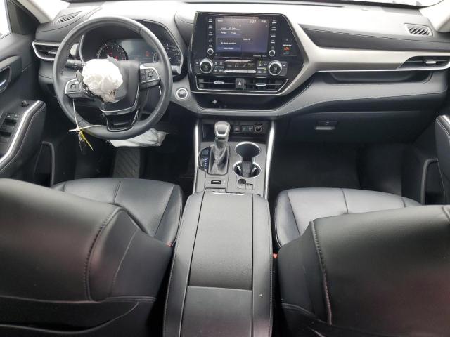 5TDGZRBH1LS500312 - 2020 TOYOTA HIGHLANDER XLE SILVER photo 8