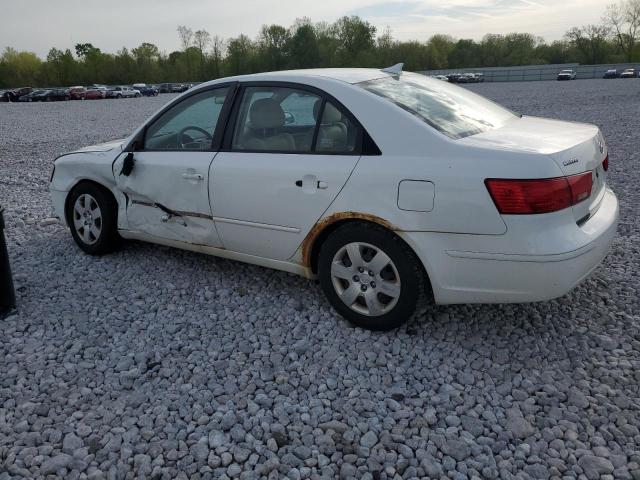 5NPET46C49H569519 - 2009 HYUNDAI SONATA GLS WHITE photo 2