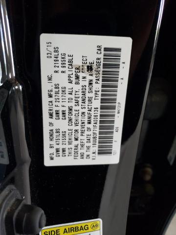 19UUB3F71FA006136 - 2015 ACURA TLX ADVANCE BLACK photo 13