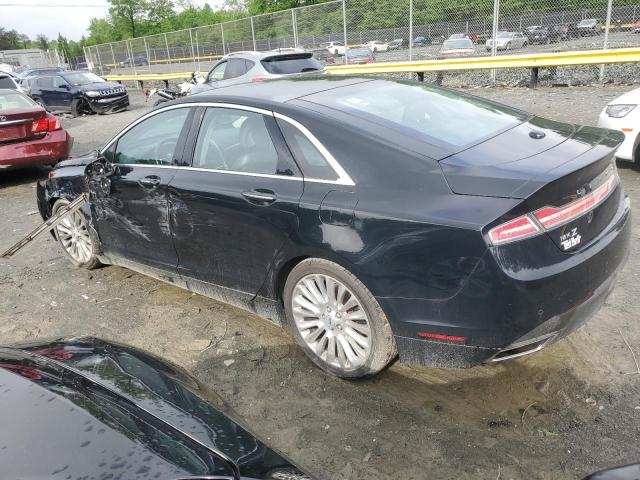 3LN6L2JKXGR617070 - 2016 LINCOLN MKZ BLACK photo 2
