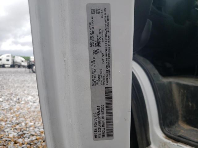 3C6LRVDG5PE564808 - 2023 RAM PROMASTER 2500 HIGH WHITE photo 10