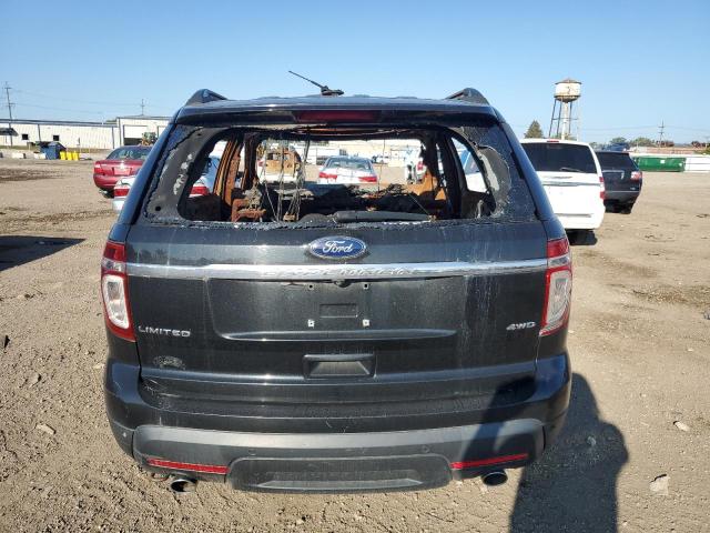 1FM5K8F85FGB82480 - 2015 FORD EXPLORER LIMITED BLACK photo 6