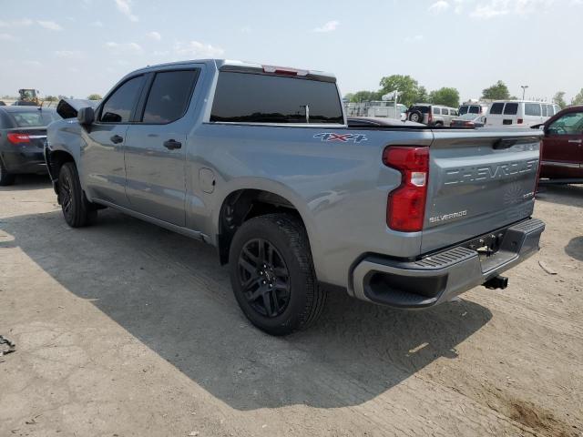 3GCPDBEK2PG169841 - 2023 CHEVROLET SILVERADO K1500 CUSTOM GRAY photo 2