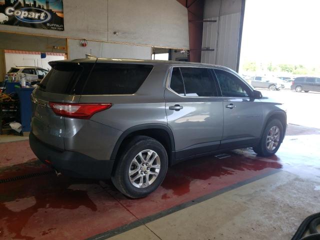 1GNERFKW8KJ128524 - 2019 CHEVROLET TRAVERSE LS GRAY photo 3