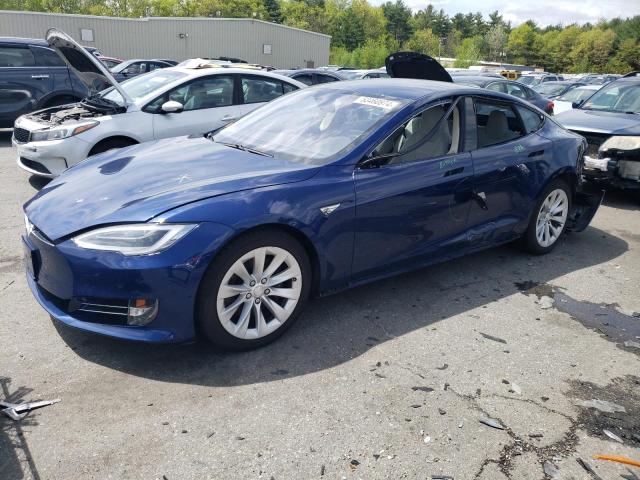 5YJSA1E29GF155177 - 2016 TESLA MODEL S ლურჯი ფოტო 1