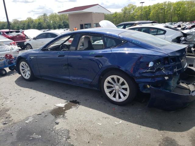 5YJSA1E29GF155177 - 2016 TESLA MODEL S ლურჯი ფოტო 2