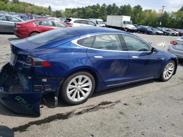 5YJSA1E29GF155177 - 2016 TESLA MODEL S ლურჯი ფოტო 3