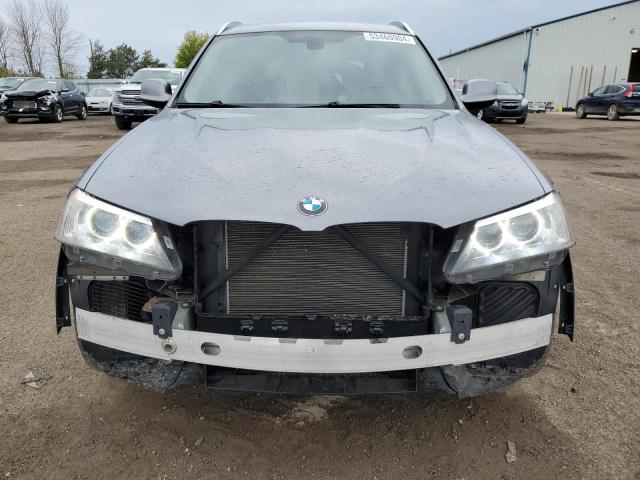 5UXWX9C51E0D37433 - 2014 BMW X3 XDRIVE28I GRAY photo 5