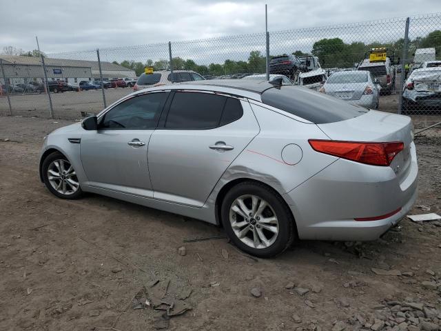 KNAGN4A79B5192377 - 2011 KIA OPTIMA EX SILVER photo 2