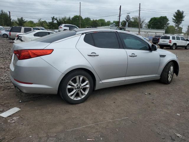 KNAGN4A79B5192377 - 2011 KIA OPTIMA EX SILVER photo 3