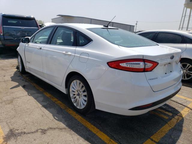 3FA6P0LU2ER174623 - 2014 FORD FUSION SE HYBRID WHITE photo 2