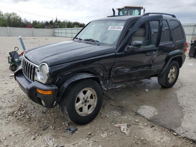 1J4GL58K84W262080 - 2004 JEEP LIBERTY LIMITED BLACK photo 1