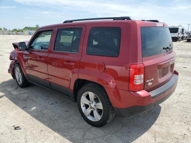 1C4NJRFB6DD248347 - 2013 JEEP PATRIOT LATITUDE RED photo 2