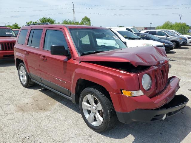 1C4NJRFB6DD248347 - 2013 JEEP PATRIOT LATITUDE RED photo 4