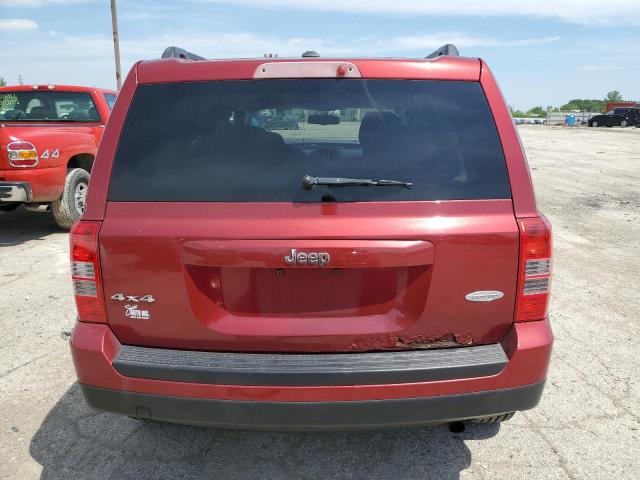 1C4NJRFB6DD248347 - 2013 JEEP PATRIOT LATITUDE RED photo 6