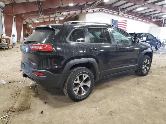 1C4PJMBX4JD558201 - 2018 JEEP CHEROKEE TRAILHAWK BLACK photo 3