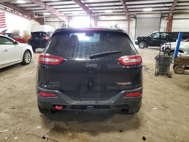 1C4PJMBX4JD558201 - 2018 JEEP CHEROKEE TRAILHAWK BLACK photo 6