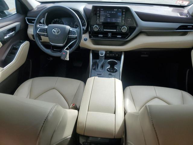 5TDGZRBH3MS108143 - 2021 TOYOTA HIGHLANDER XLE BLACK photo 8