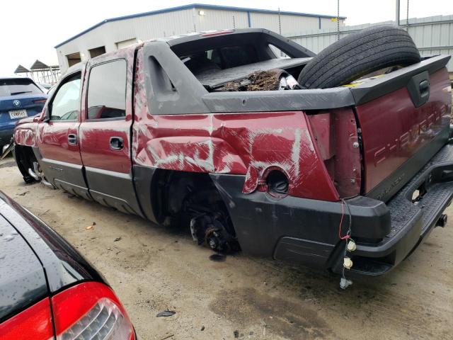 3GNEC12Z85G215375 - 2005 CHEVROLET AVALANCHE C1500 BURGUNDY photo 2