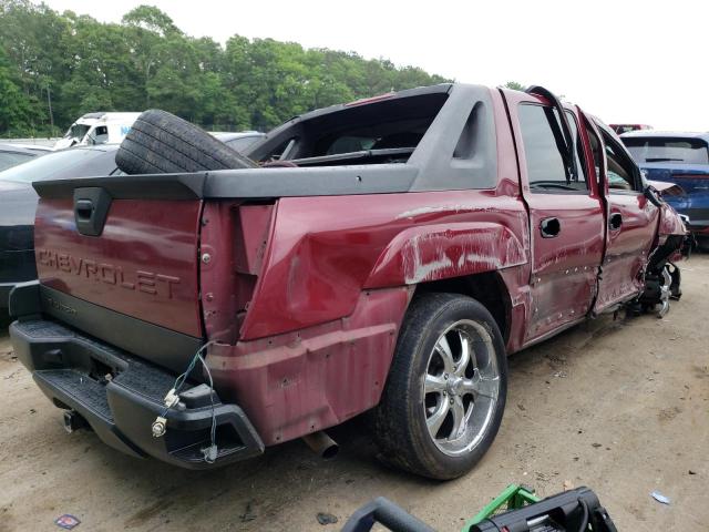 3GNEC12Z85G215375 - 2005 CHEVROLET AVALANCHE C1500 BURGUNDY photo 3