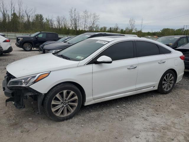 5NPE34AF8HH510280 - 2017 HYUNDAI SONATA SPORT WHITE photo 1