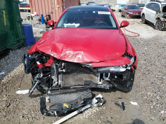 ZARFAEDN3J7583818 - 2018 ALFA ROMEO GIULIA Q4 RED photo 5