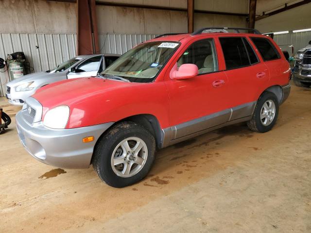 KM8SC13D54U641353 - 2004 HYUNDAI SANTA FE GLS RED photo 1