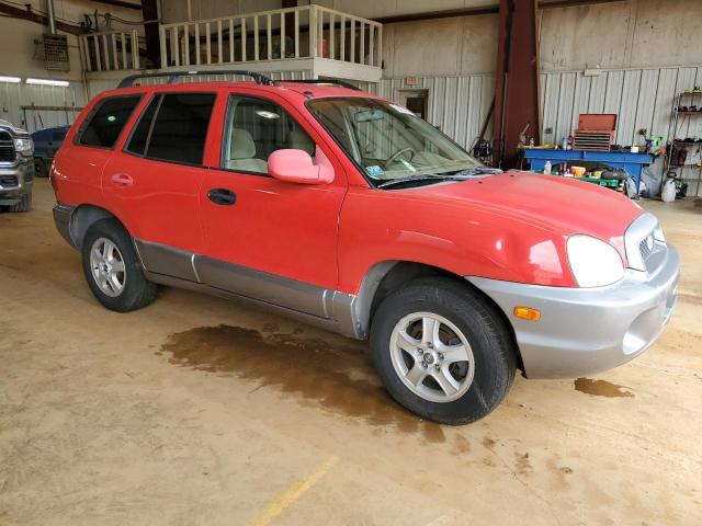 KM8SC13D54U641353 - 2004 HYUNDAI SANTA FE GLS RED photo 4