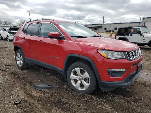 3C4NJDBB3JT320748 - 2018 JEEP COMPASS LATITUDE Червоний фото 4
