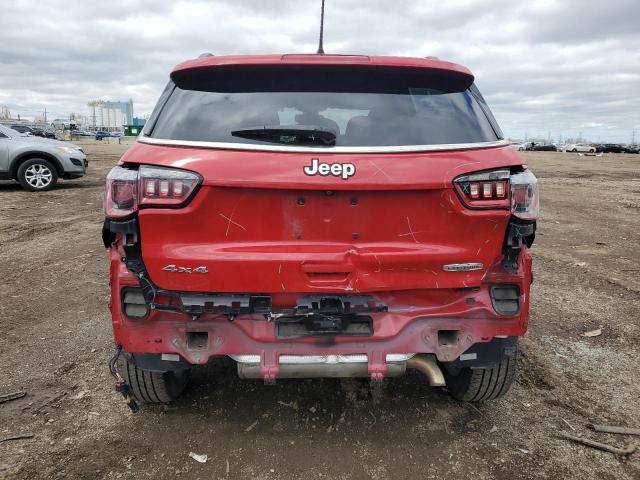 3C4NJDBB3JT320748 - 2018 JEEP COMPASS LATITUDE Червоний фото 6