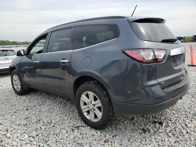 1GNKVGKDXDJ112119 - 2013 CHEVROLET TRAVERSE LT GRAY photo 2